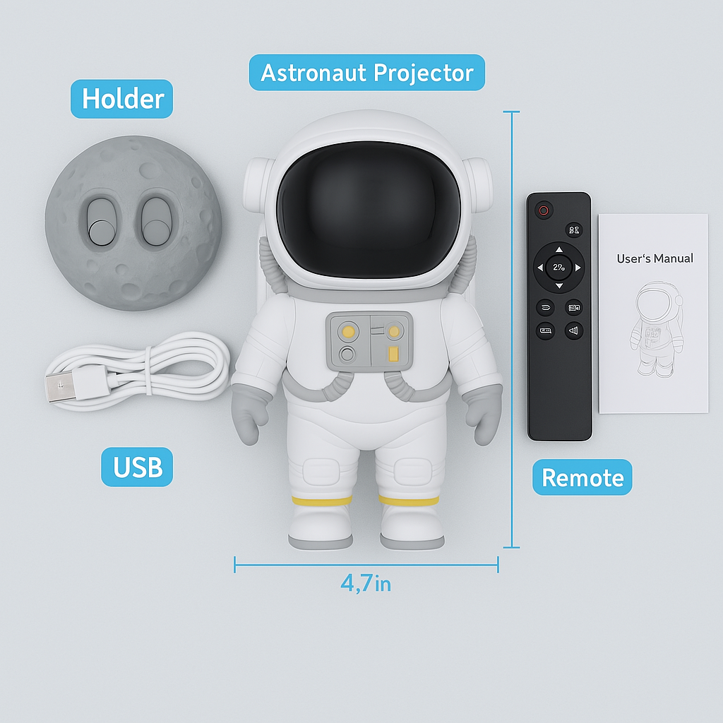 ASTRONAUT GALAXY PROJECTOR